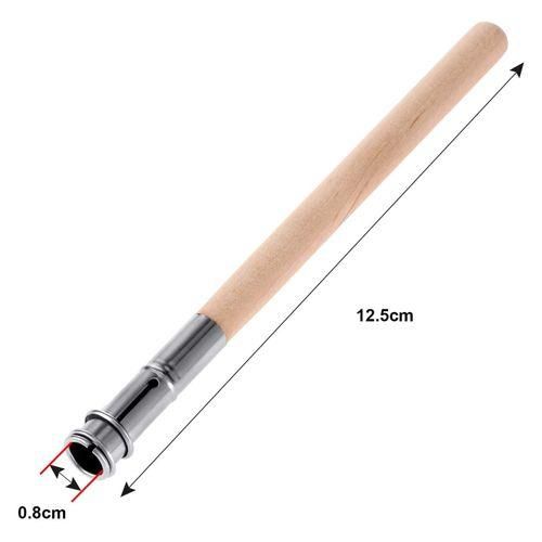 12 Pieces Wooden Pencil Extenders Art Pencil Lengthener
