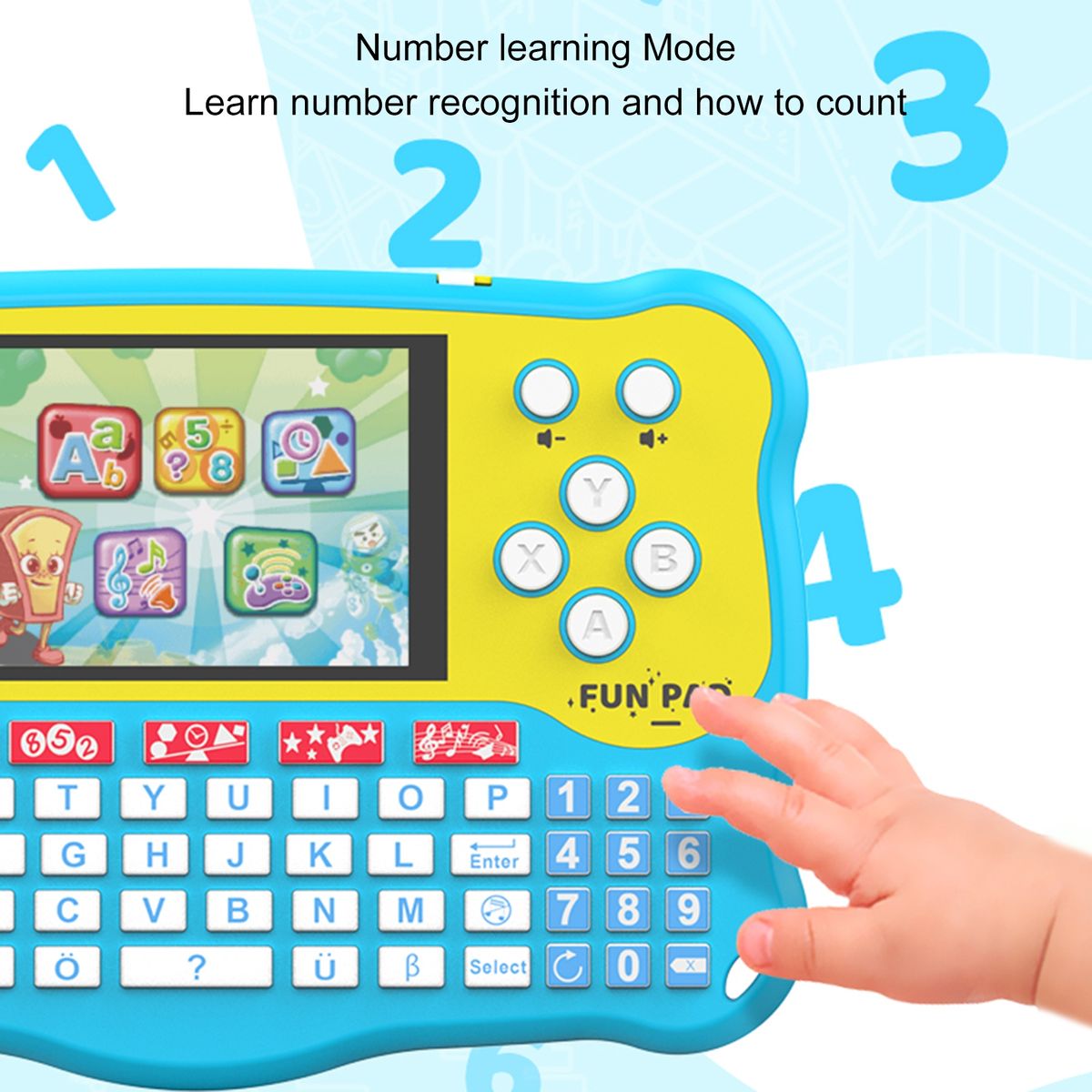 Children Tablet Children Tablet Letter Number Phonetic Blue