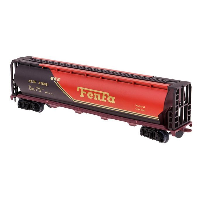 2x Model Train Carriage Cargo Freight Car Railroad Diorama Wargame