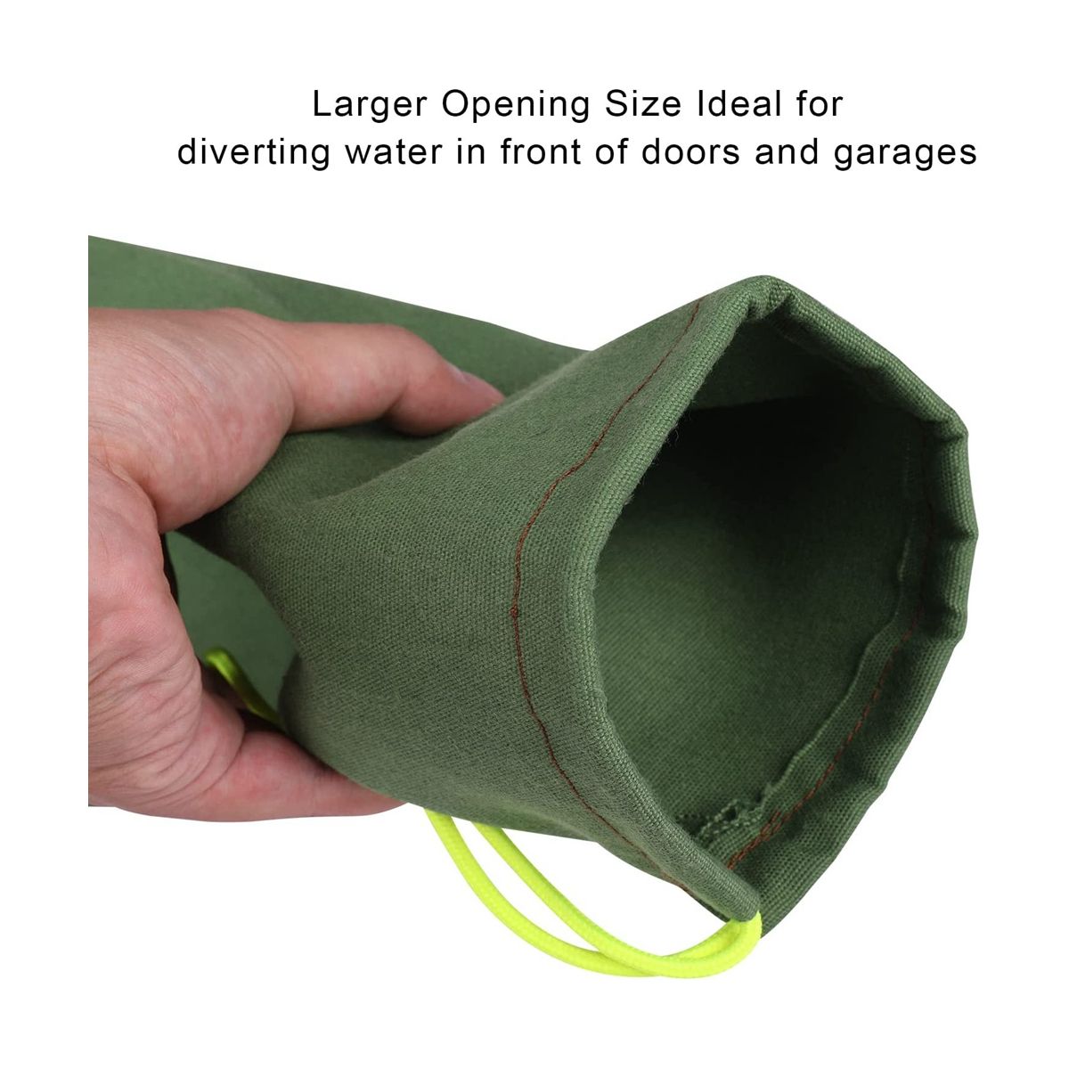 3Pack Long Canvas Sandbags 4Ft X 7Inch Water