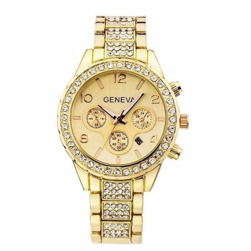 Studded Unisex Fashion Watch