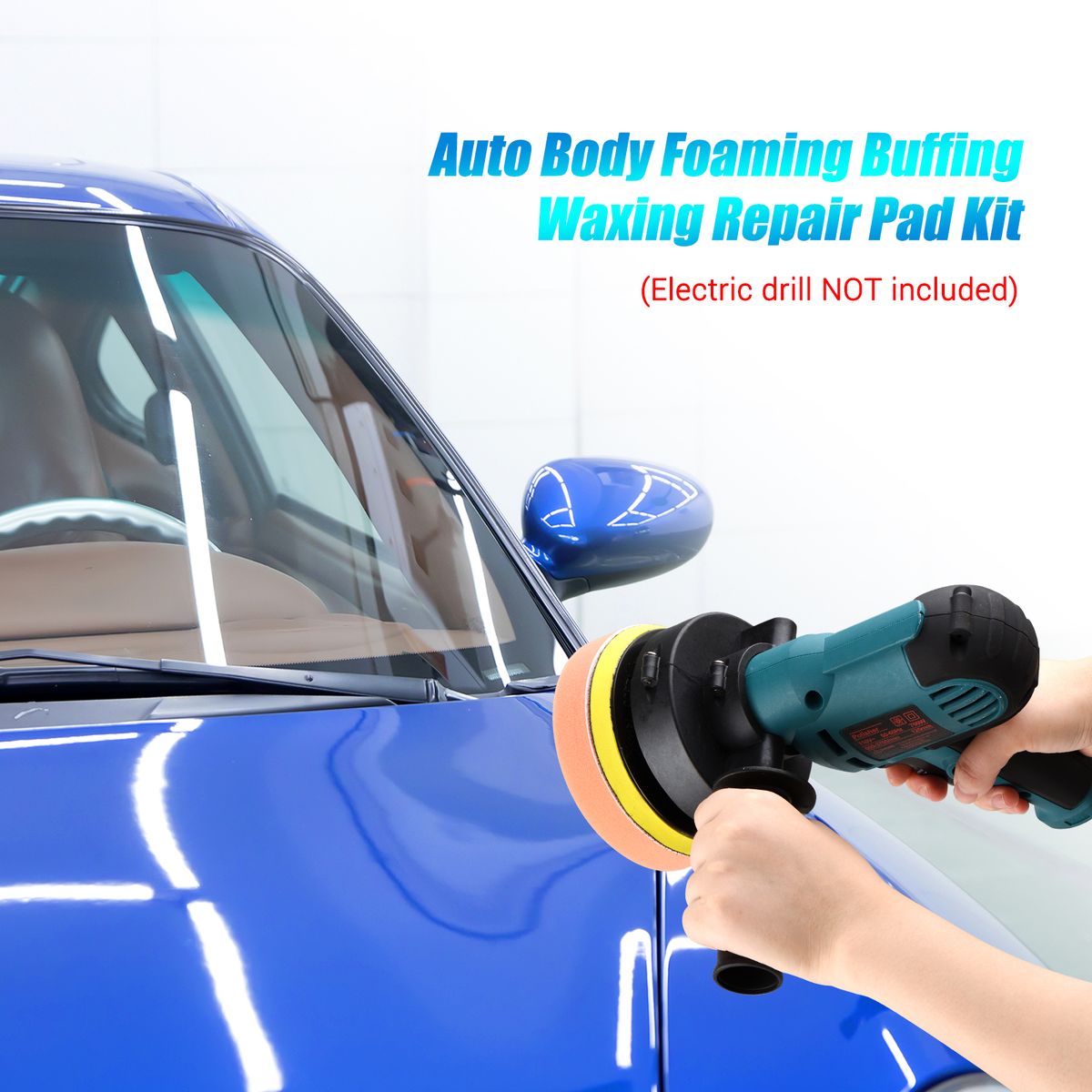 11 PCS 5-inch Car Polishing Pad Kit Foaming Buffing Waxing