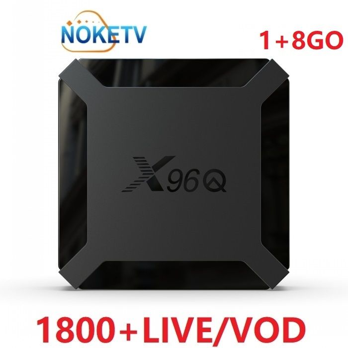 Original (with Warranty) Smart Android Tv Box X96q 1+8GB  4K Ultra HD With 1 Years Tv Channel Subscription