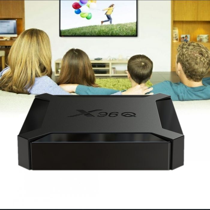 Original (with Warranty) Smart Android Tv Box X96q 1+8GB  4K Ultra HD With 1 Years Tv Channel Subscription