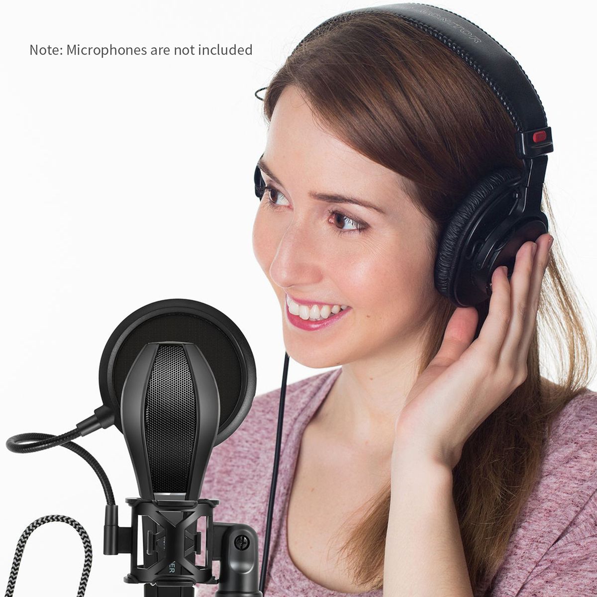 Desktop Microphone Tripod Stand Foldable Mic Stand With