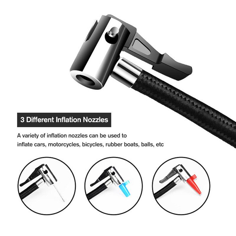 4 In 1 Digital Tyre Tire Inflator Vacuum Cleaner Wet Dry Car Cleaning 120W (White)
