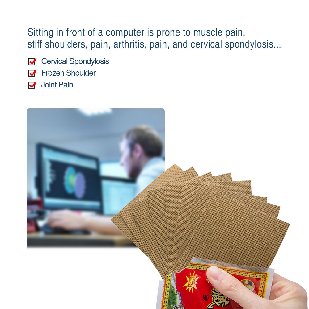 Medicine 64pcs Tibetan Herbal Muscle Plasters Patch Pain Relief Stickers Chinese Arthritis Far-infrared Herbal D1083