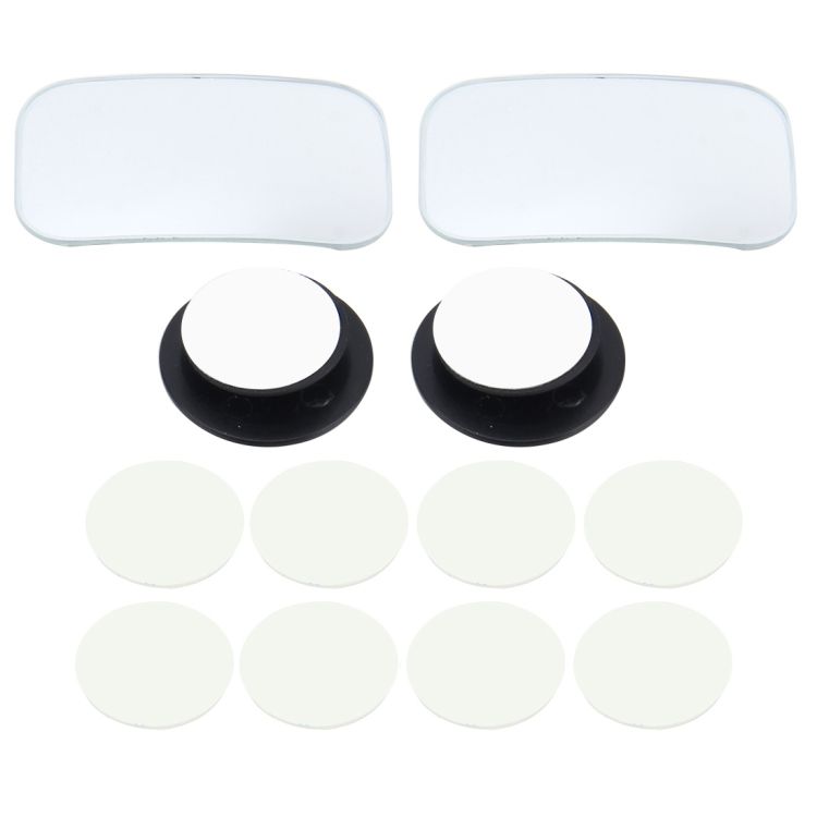 3R-054 2 PCS Car Blind Spot Rear View Wide Angle Mirror