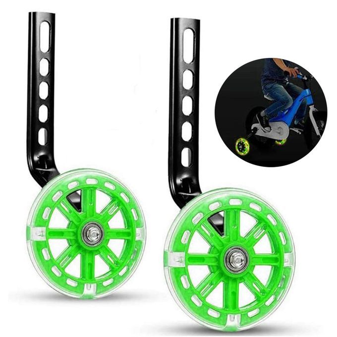 12-20 Inches Kids Bicycle Balance Stabilisers Bike Training Green