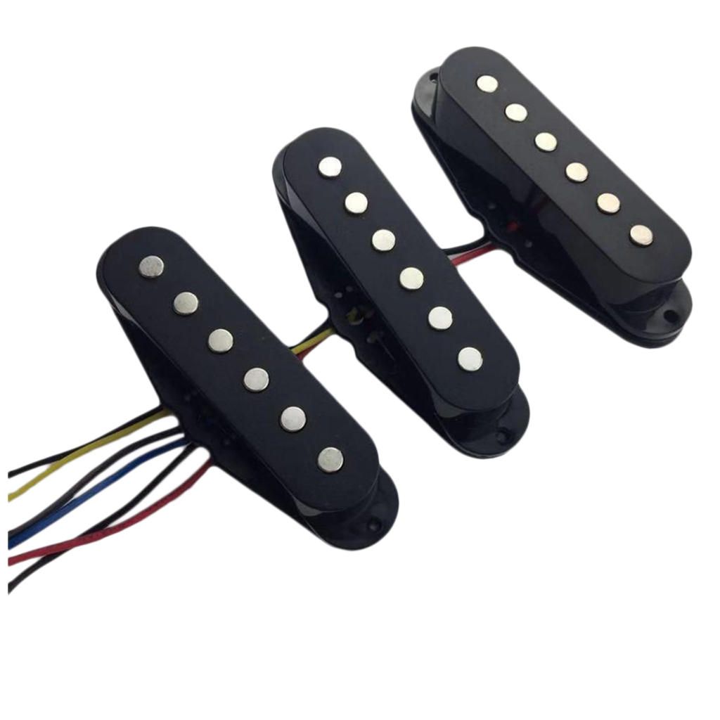 3pcs/ 1 Set Of Standard Single  Guitar Pickup For Stratocaster