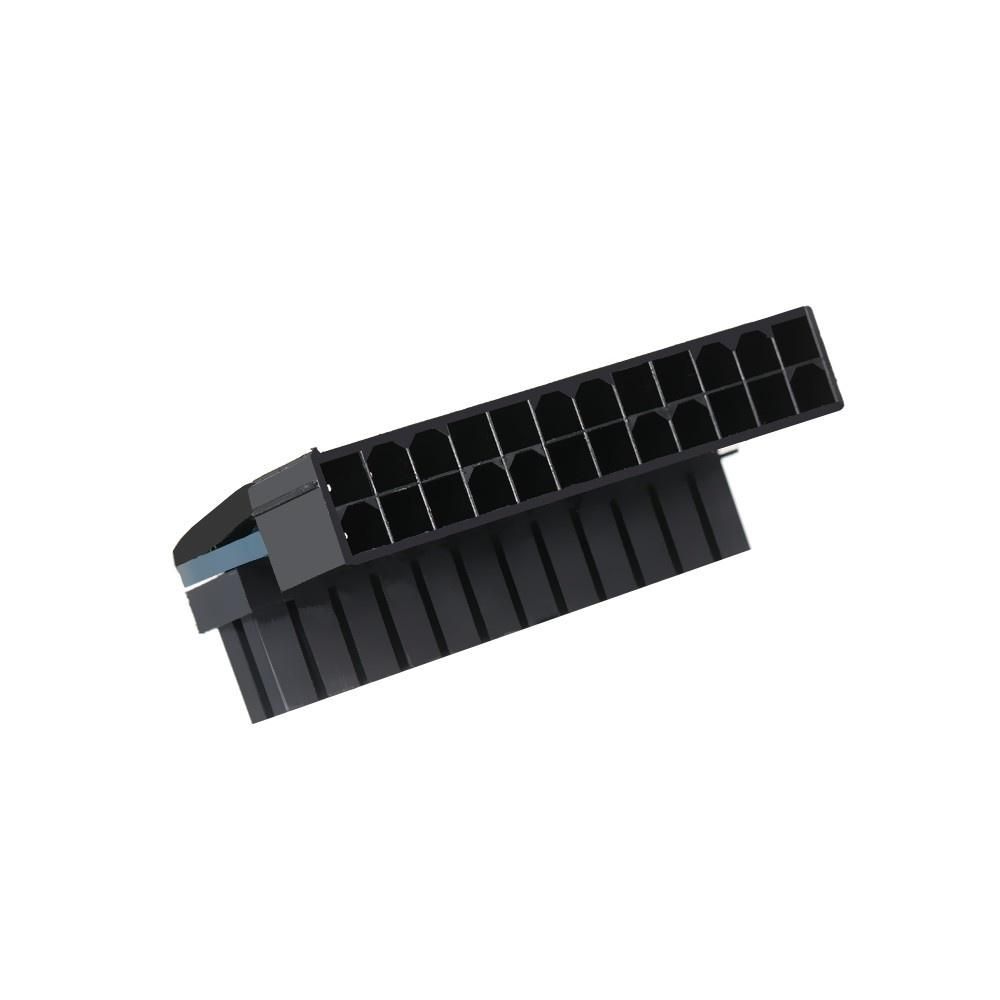 Premium Upward and Downward 90-Degree Mainboard Motherboard ATX 24Pin to 24Pin Power Adapter Connector for ATX Cable