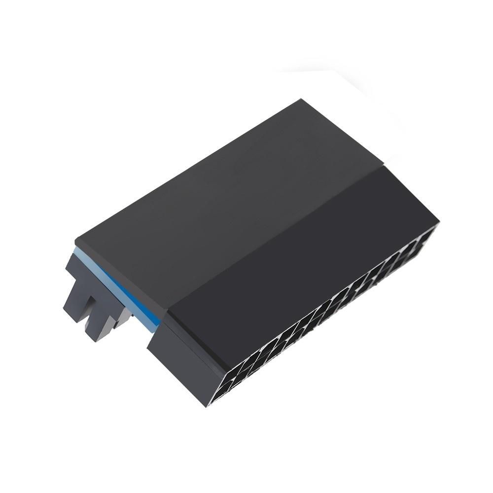 Premium Upward and Downward 90-Degree Mainboard Motherboard ATX 24Pin to 24Pin Power Adapter Connector for ATX Cable