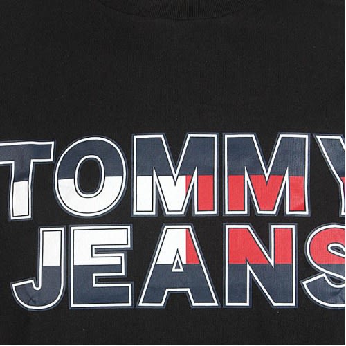 Men's Logo-Color Print T-shirt - Black