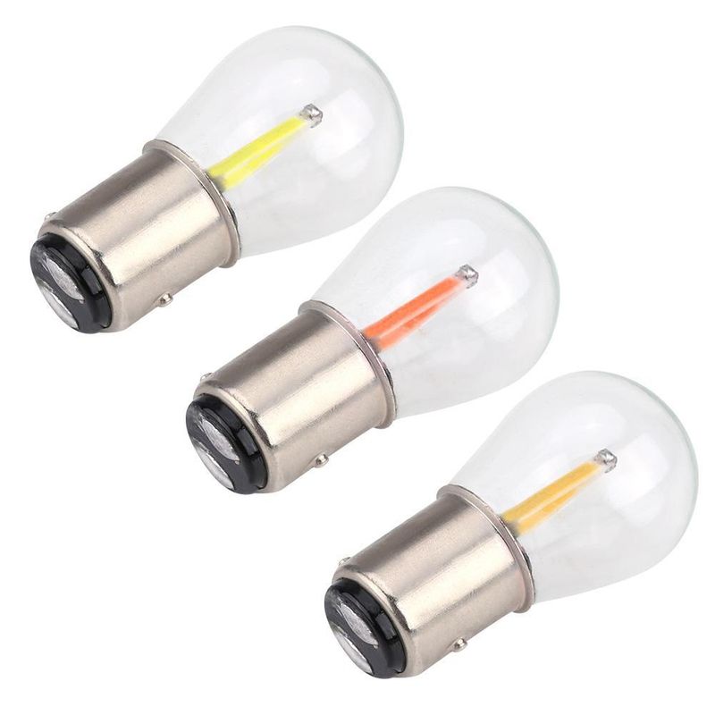 BAY15D 1157 12V LED Car Brake Reversing Turn Signal-White