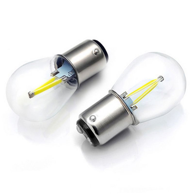 BAY15D 1157 12V LED Car Brake Reversing Turn Signal-White