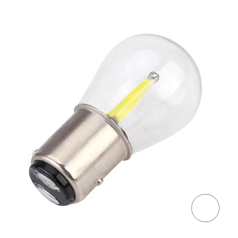 BAY15D 1157 12V LED Car Brake Reversing Turn Signal-White