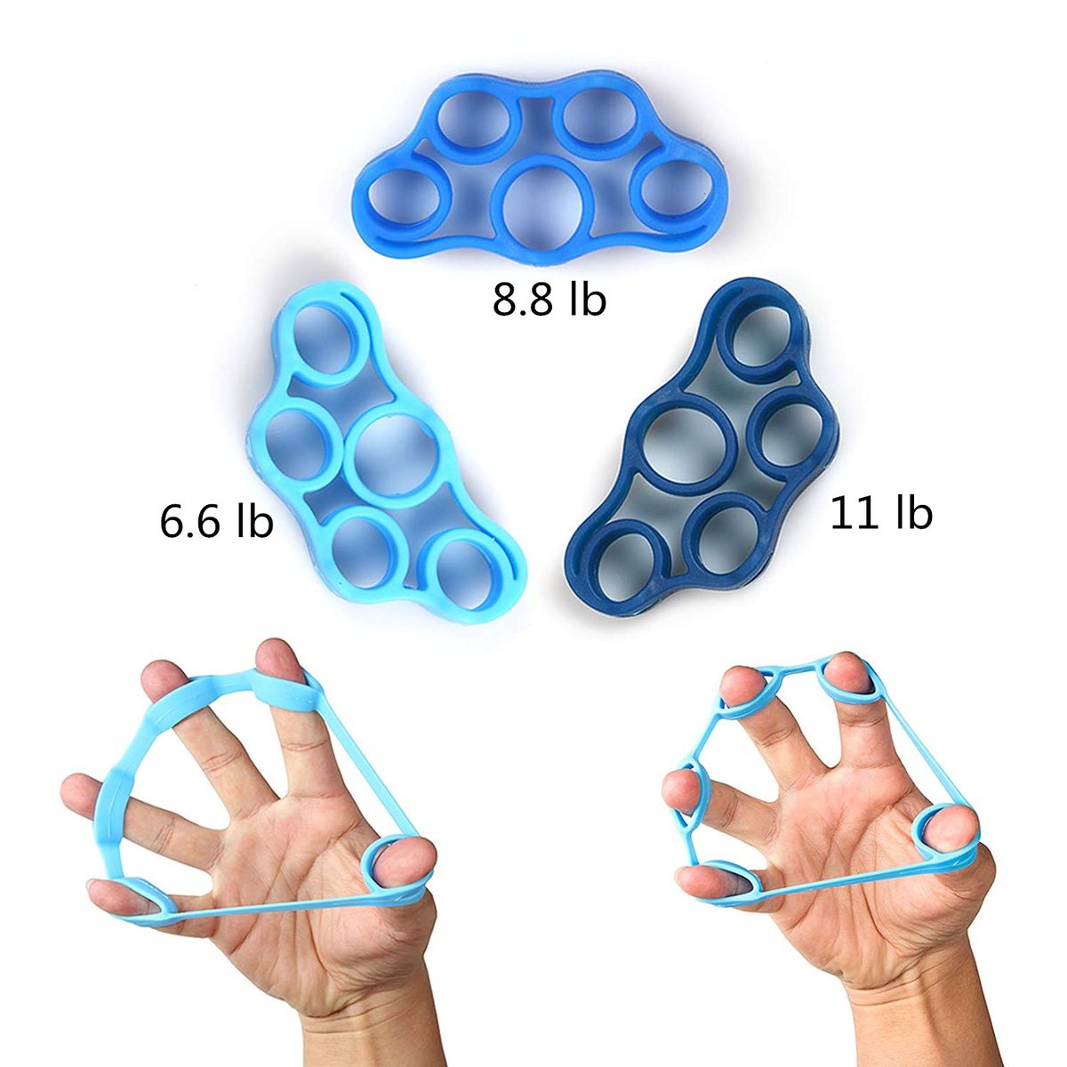 Stress Hand Grip Ball Finger Strength Training 3 Stress Relief Therapy EBalls And 3-MULTI