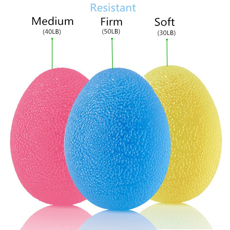 Stress Hand Grip Ball Finger Strength Training 3 Stress Relief Therapy EBalls And 3-MULTI