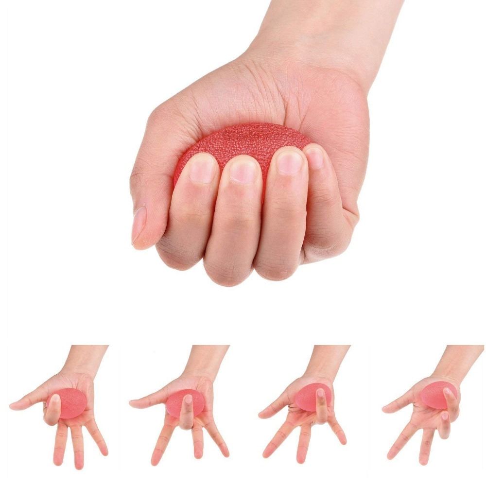 Stress Hand Grip Ball Finger Strength Training 3 Stress Relief Therapy EBalls And 3-MULTI