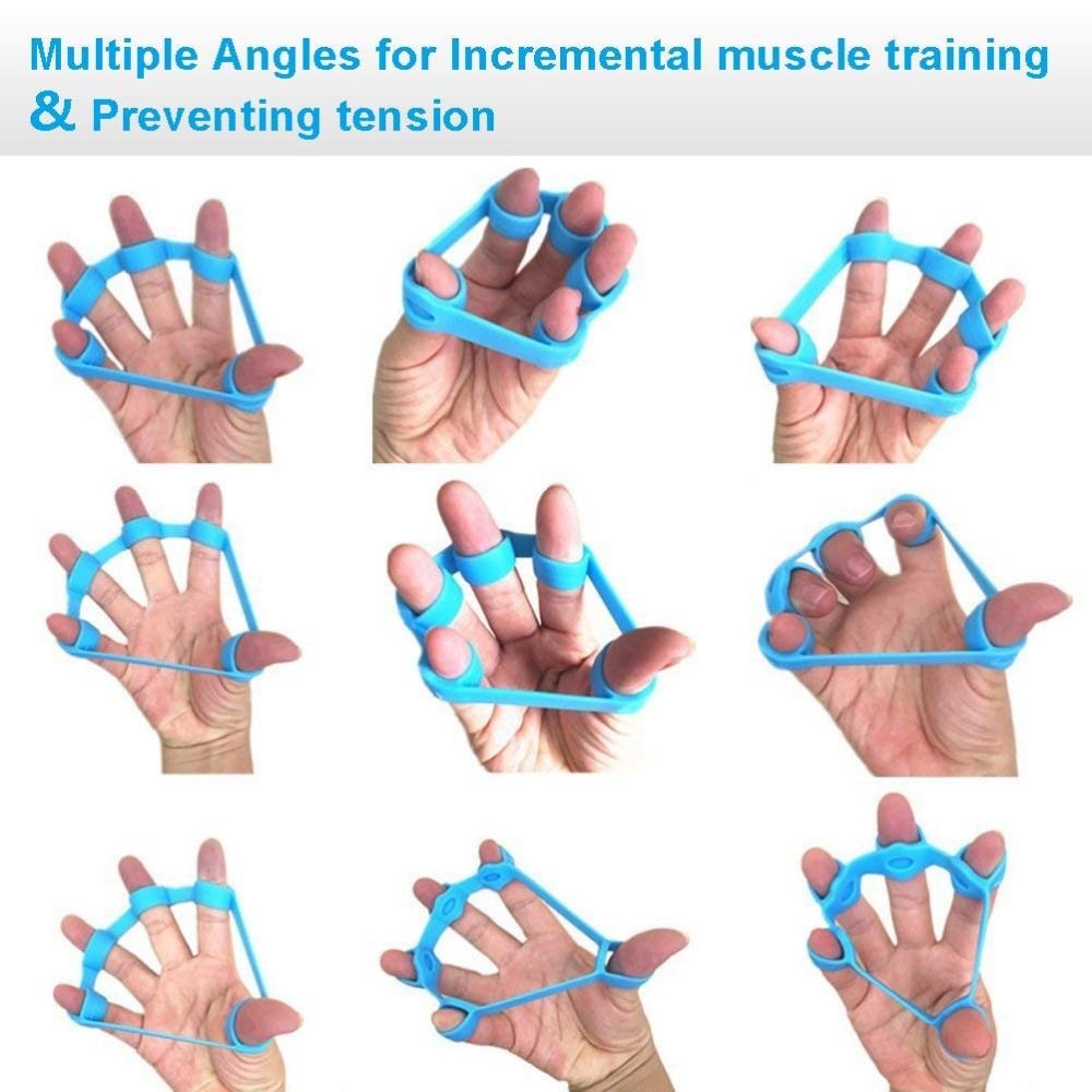 Stress Hand Grip Ball Finger Strength Training 3 Stress Relief Therapy EBalls And 3-MULTI