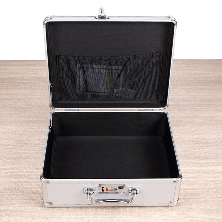 Aluminum Tool Holder Box Case Flight Briefcase With
