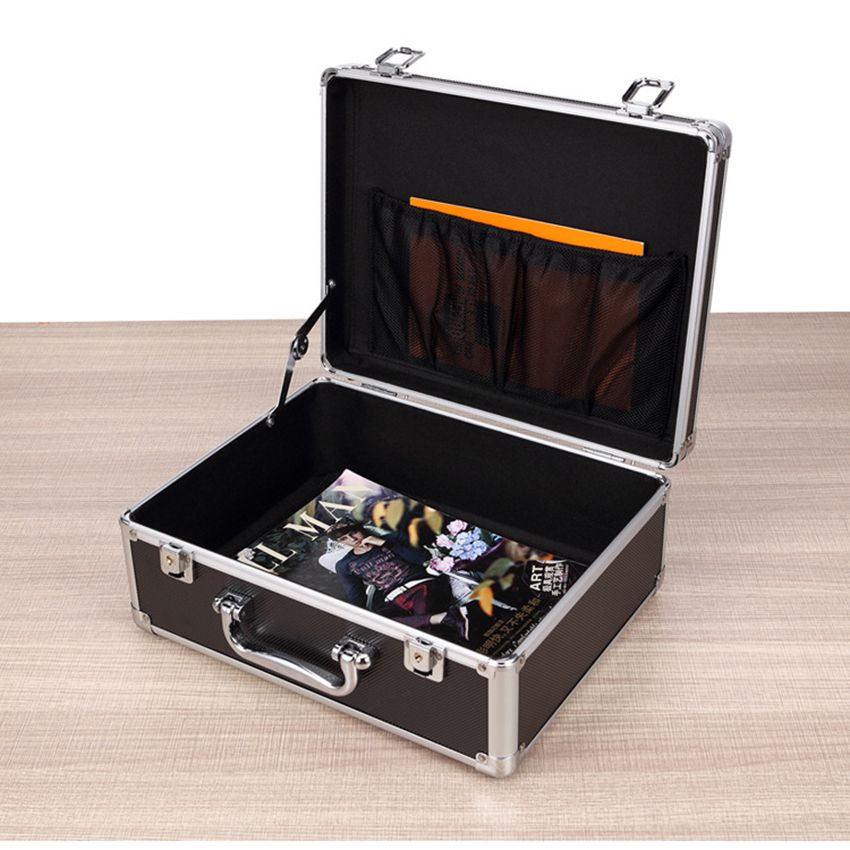 Aluminum Tool Holder Box Case Flight Briefcase With