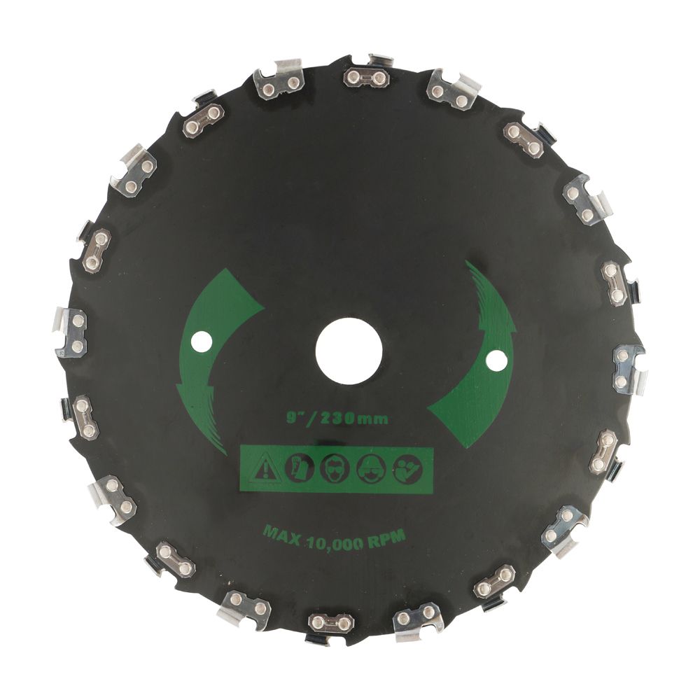 9 Inch Steel Lawnmower Head Trimmer Lawn Mower Parts 20-Disc Tooth Blade Brush Cutter GrWeed By Lawnmover Head Supplier