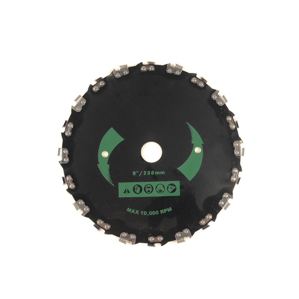9 Inch Steel Lawnmower Head Trimmer Lawn Mower Parts 20-Disc Tooth Blade Brush Cutter GrWeed By Lawnmover Head Supplier