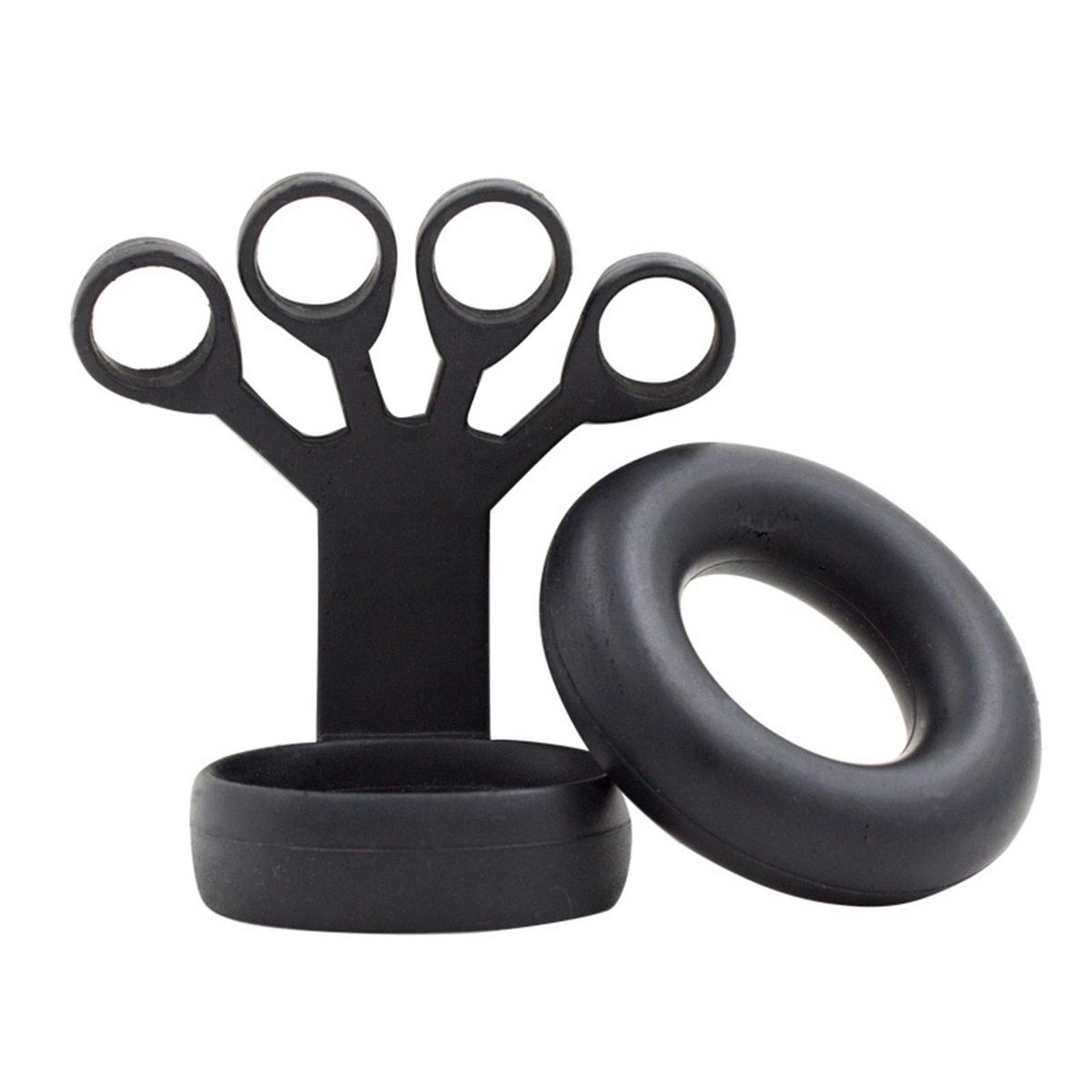 1 Set Finger Puller Finger Flexion And Extension Trainer Black