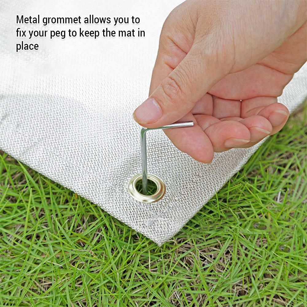 Under Grill Mat Fire Pit Deck Patio Ember Mat Fireproof Mat Grill Pad for Fire Pit for Outdoor Camping Gas Stove Outdoor Wood Burning Stove BBQ Grills