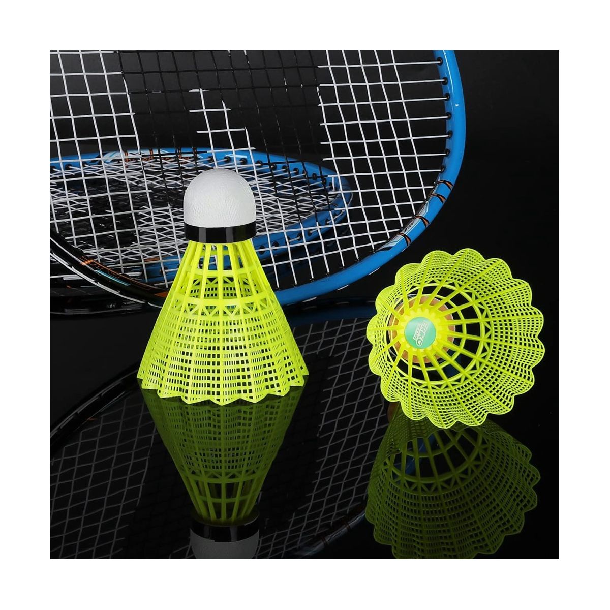 12Pcs Nylon Badminton Birdies Luminous Badminton Badminton