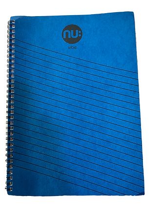 Nu Vibe Stripe A4 Notebook 50 Pages, Blue