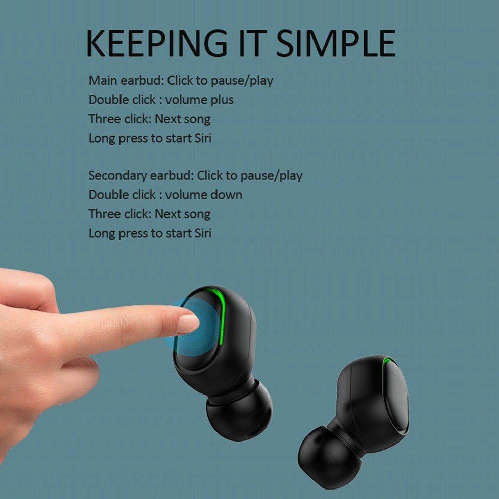 A7S True Wireless Earbuds BT 5.0 Headphones TWS Stereo