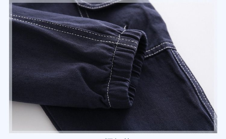 100% Cotton Kids Boys Casual Pants-Green