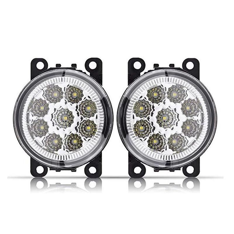 2PCS Car Fog Lamps Lighting for Ford Explorer Transit Focus Fusion for Honda Crosstour CR-V for Nissan Suzuki Renault Peu 990E0-65J36-000/4F9Z-15200-AA/33900-STK-A11