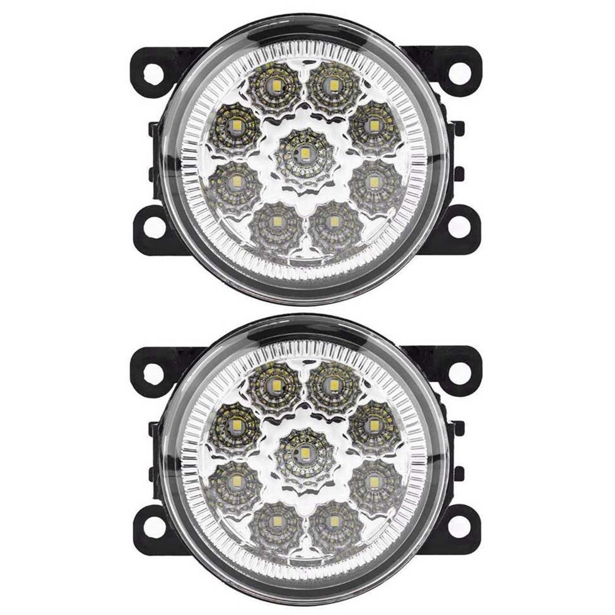 2PCS Car Fog Lamps Lighting for Ford Explorer Transit Focus Fusion for Honda Crosstour CR-V for Nissan Suzuki Renault Peu 990E0-65J36-000/4F9Z-15200-AA/33900-STK-A11