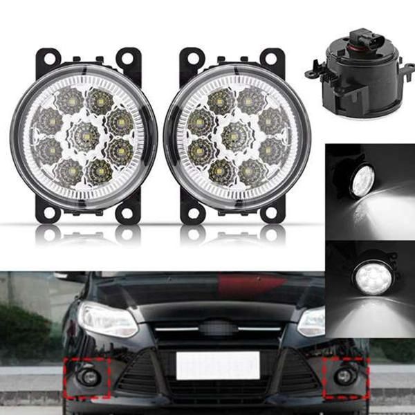 2PCS Car Fog Lamps Lighting for Ford Explorer Transit Focus Fusion for Honda Crosstour CR-V for Nissan Suzuki Renault Peu 990E0-65J36-000/4F9Z-15200-AA/33900-STK-A11