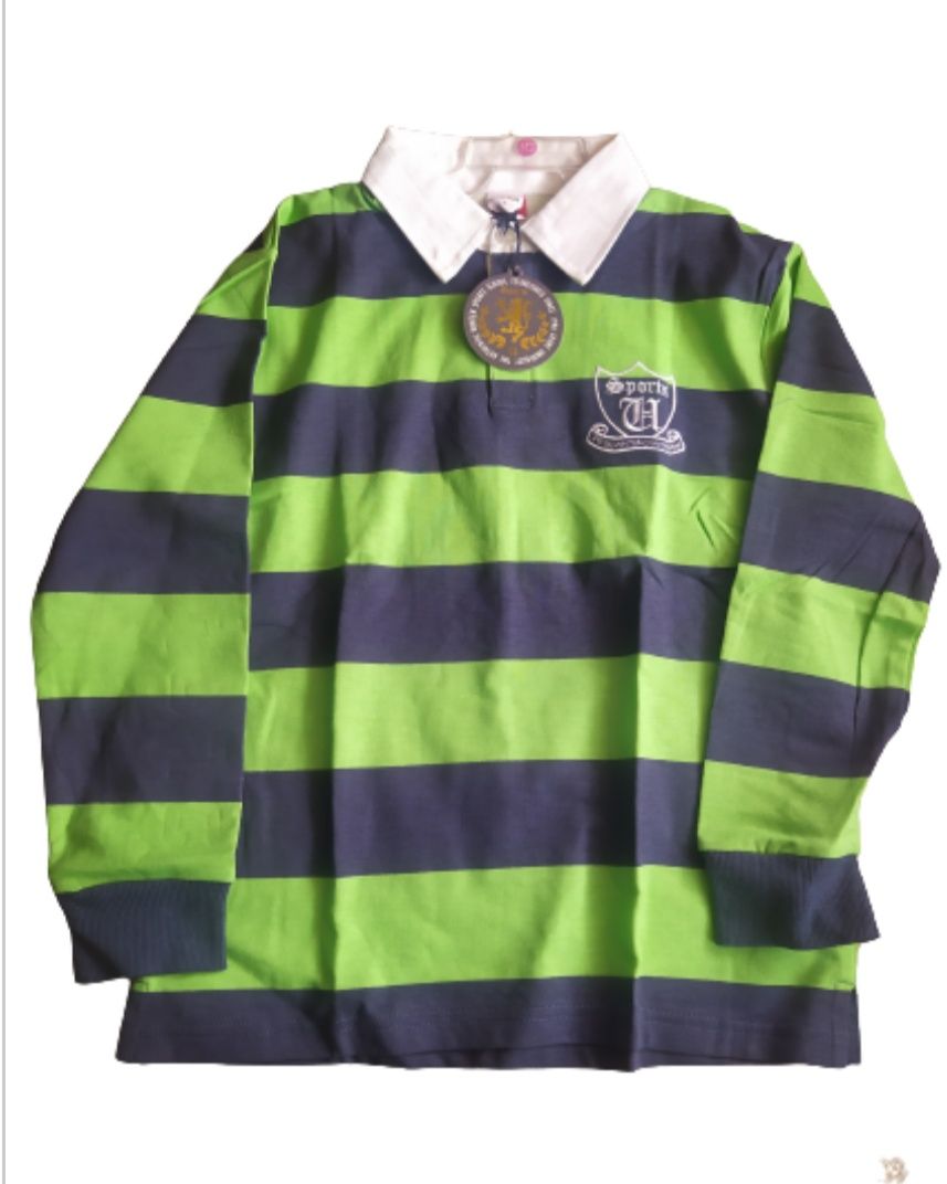 Boy's Cotton Longsleeve Polo Shirt