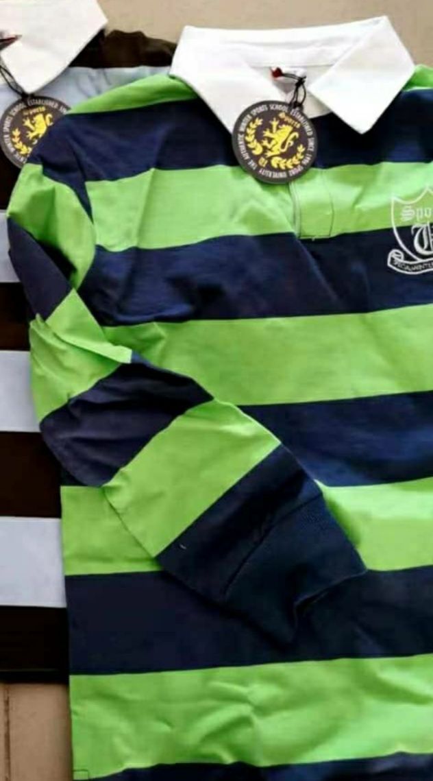 Boy's Cotton Longsleeve Polo Shirt