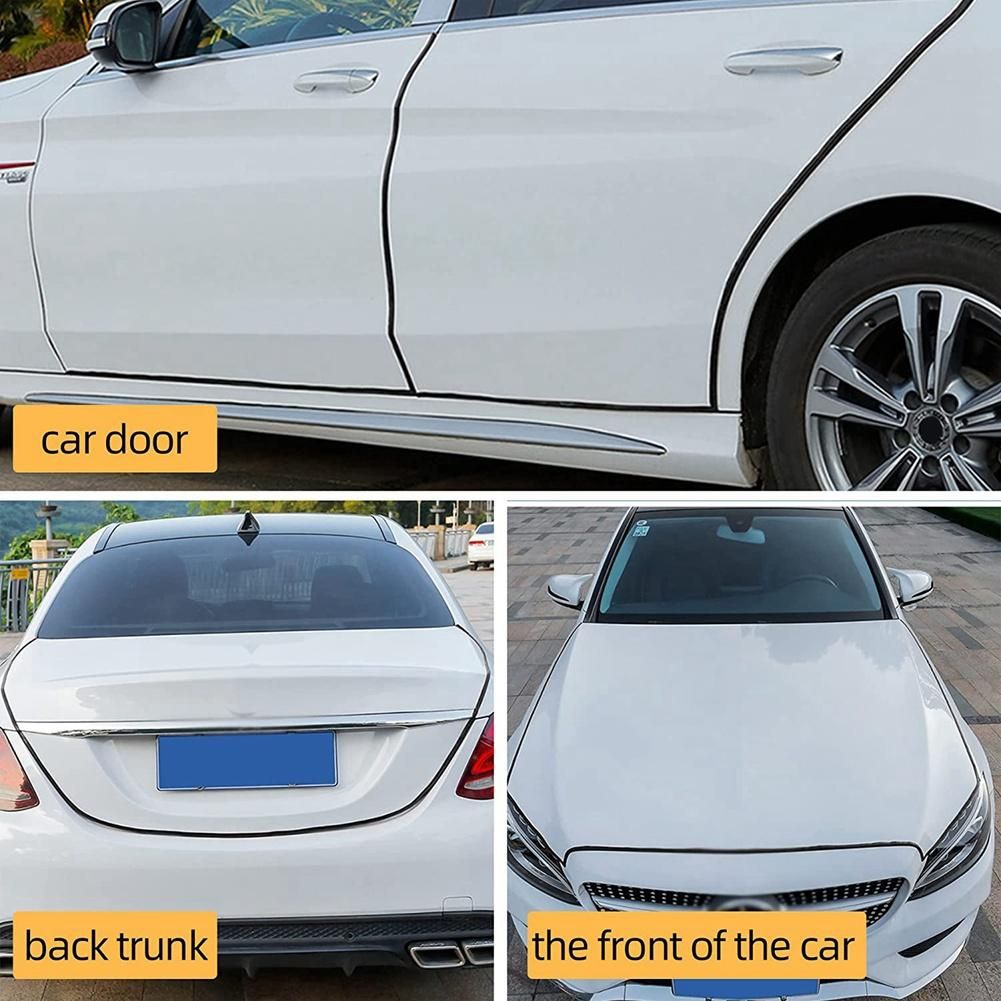 Car Door Protector Edge Guards Black Universal Rubber