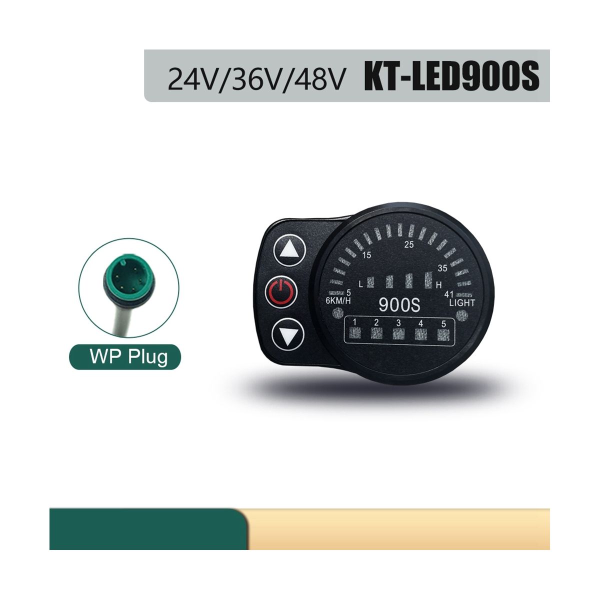 for KT LED900S EBike Display 24V 36V 48V Waterproof Connect for Electric Bicycle Lithium Conversion Accessories