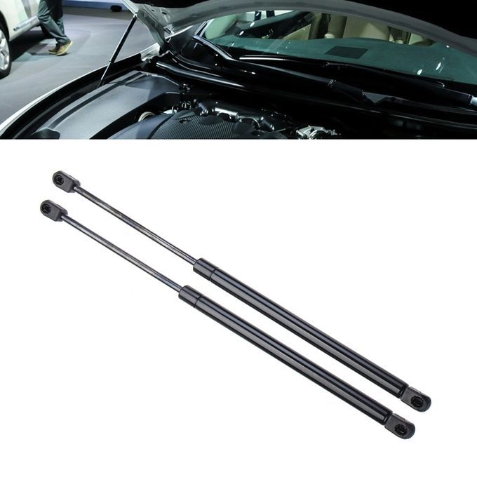 2Pcs Car Carbon Steel Front Hood Lift Support Shock-Black