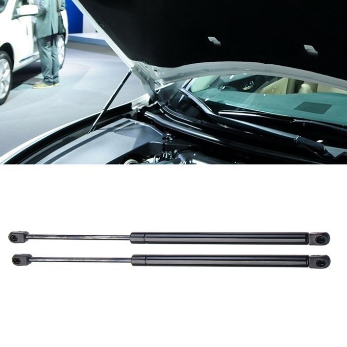 2Pcs Car Carbon Steel Front Hood Lift Support Shock-Black