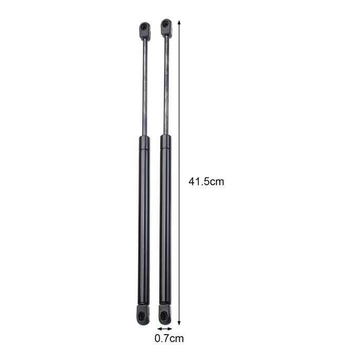 2Pcs Car Carbon Steel Front Hood Lift Support Shock-Black