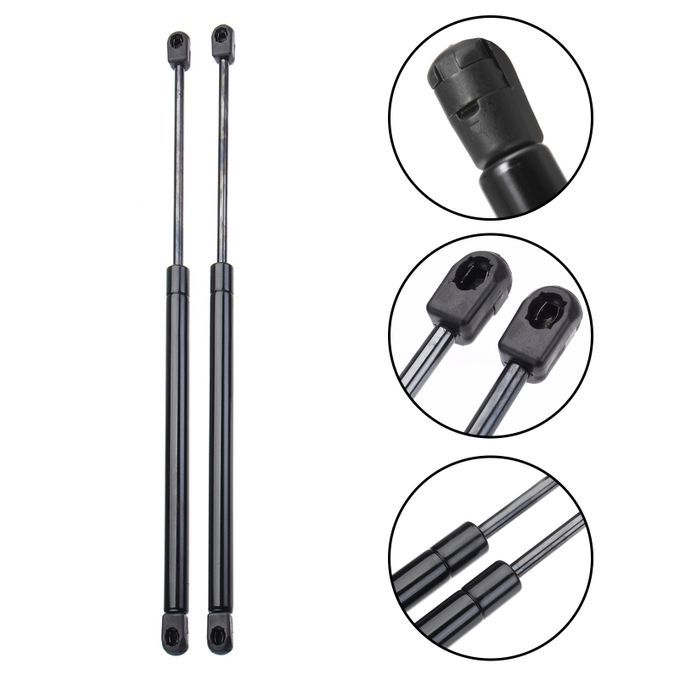 2Pcs Car Carbon Steel Front Hood Lift Support Shock-Black
