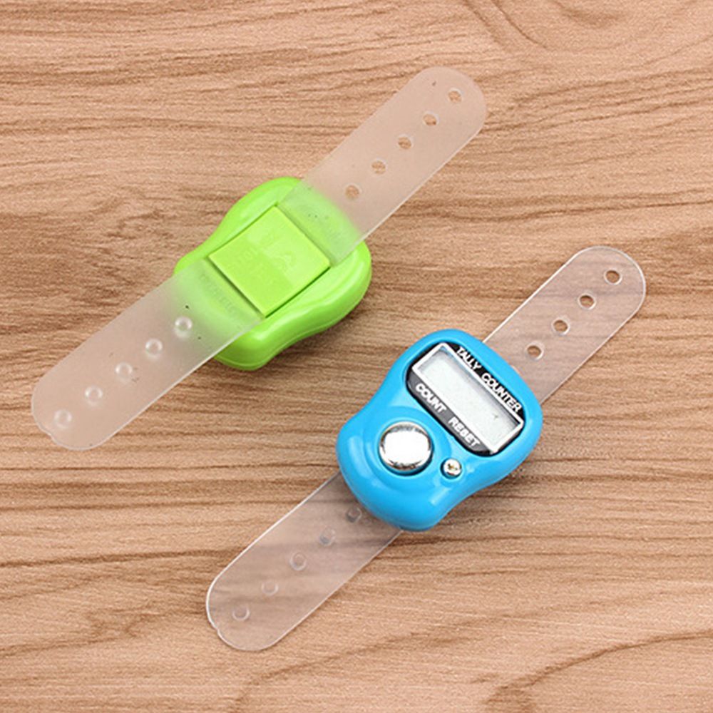 LCD Electronic Finger Hand Ring Knitting Row