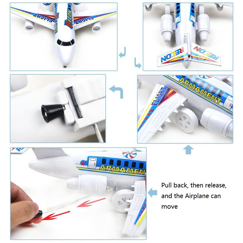 Children Toy Airplane Model Vehicles Aircraft Racer Gift