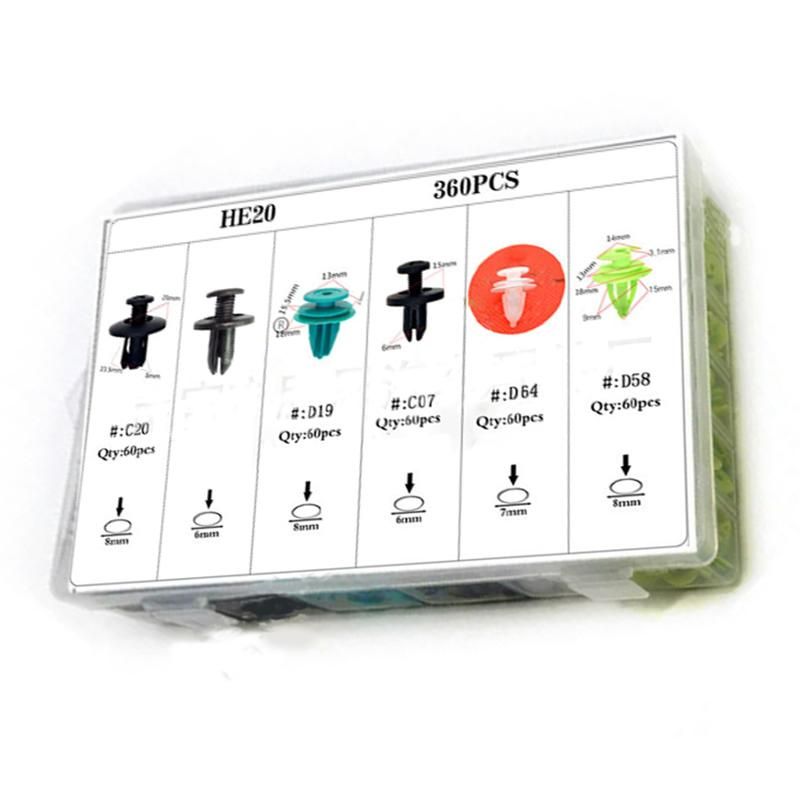 360 Pcs Car Body Retainers Car Door Card Panel Trim Push