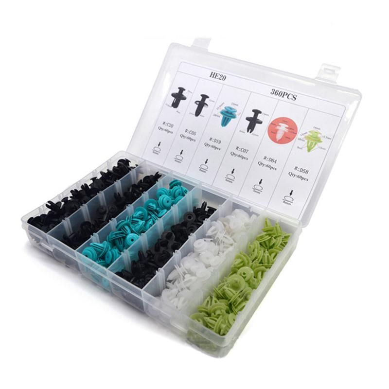 360 Pcs Car Body Retainers Car Door Card Panel Trim Push
