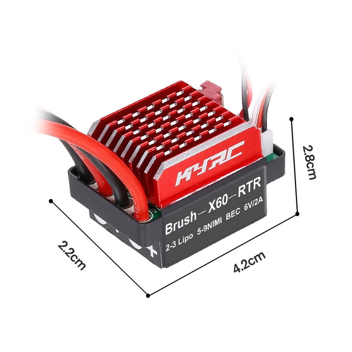 Motor Brush Controller HSP HPI ESC Motor Speed Brush Controller Black